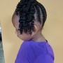 Child Braids with beads