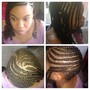 Cornrows (wig braid down)