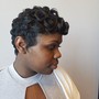 Short hair quickweaves