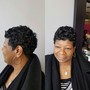 Short hair quickweaves