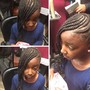 Kid Knotless Braids