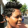 Pixie style/ (Natural hair- no cut)