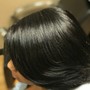 Virgin relaxer/silk press