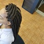 Short and small faux locs