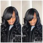 Silk press (relaxed  hair)