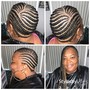 Adult braids no hair added