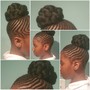 Natural hair full color