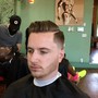 Men's haircut without facial hair service