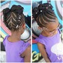 Kid braid with extension