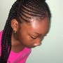 Frontal/double frontal ponytail