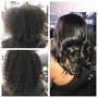 Natural hair Sleek & Smooth Blowout