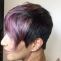 Short haircut/shampoo/style