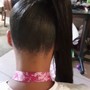 Ponytail w/Bangs (glue)