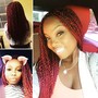 Large Tail Bone Box Braids