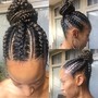 Cornrows on Natural Hair (no extensions)