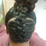 Updos w/o weaves