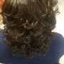 Blow dry/ Press & curl