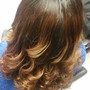 Blow dry/ Press & curl