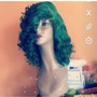 Wig installation plus basic style ($20 extra scalp therapy treatment)