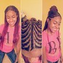 Med Mid Back Boho Box Braids