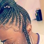 6 Feed in or Goddess braids