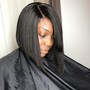 Silk press (relaxed  hair)