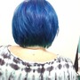 Tri- color weave w/ hair cut