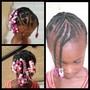 2 layered French braids (kids 6 to 12yrs old)