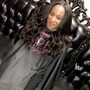 Straighten curly extentions