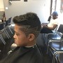 Father Son Haircut