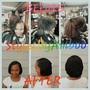 (Sides/back only)Retouch  Relaxer