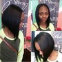 Ponytail and Relaxer