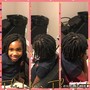 Small Knotless Braids Mid-back length