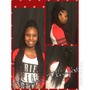 Small Knotless Braids Mid-back length