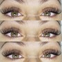 Full set of volume Eyelash Exstensions