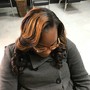 Quick Weave with leave out