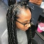 Butterfly feed in braids