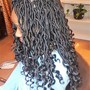 Braid hair down for clips in weave/uPart wig