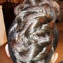 Hair added to desired style ( does not apply to crochet