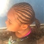 Lil girl feeder Braids style