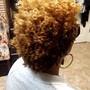 Natural hair Silk Press