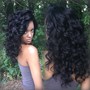 Virgin Hair Relaxer and Style