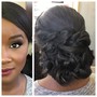 Makeup + Hair Updo (No Blowout)