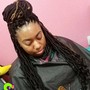 Crochet passion twists w/ illusion individual perimeter