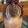 Feed In Braids $20 per braid