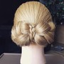 Makeup + Hair Updo (No Blowout)