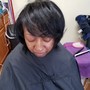 Ends Clipped/scalp treatment application