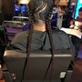 Butt length individual braids Add $40