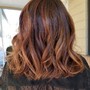 Root Refresh + Gloss + Faceframe highlight + Haircut/Blowout