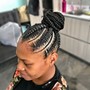 Half Braids Half Down install